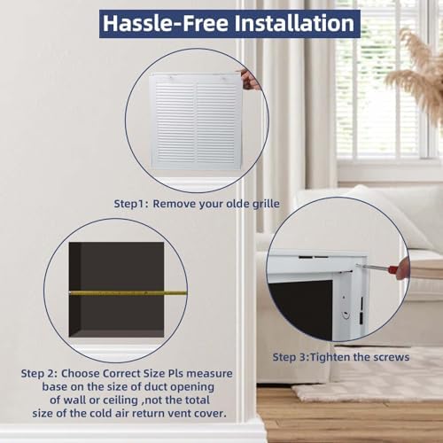 30x18 Return Air Grille, Air Return Vent Cover - Image 6