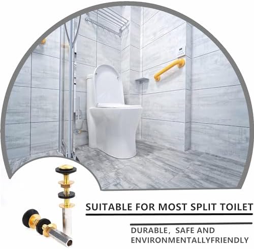 2 Pack Universal Toilet Tank to Bowl Bolt Kits, antfees Heavy Duty Toilet Seat - Image 6
