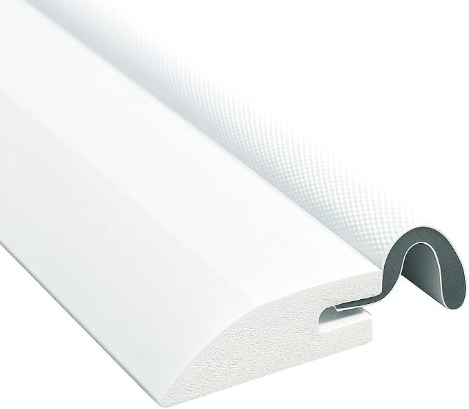 Door Weatherstripping Set with PVC Carrier and Foam Gasket in White | Door by RandallManufacturing