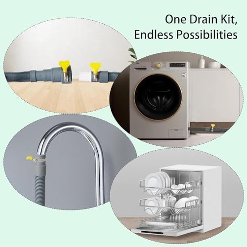 Marekineko-Universal Washing Machine Drain Hose Extension & Portable Washer - Image 6