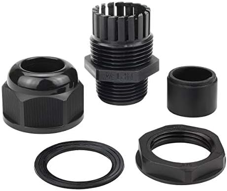 XHF IP68 Nylon Waterproof NPT Cable Glands Kit 38pcs 1/4", 3/4'' UL Listed and - Image 2