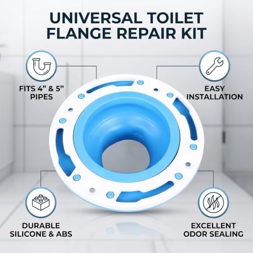 Toilet Flange Repair Kit Wax-Free - Image 6