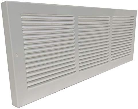 White Baseboard Return Grill by Imperial