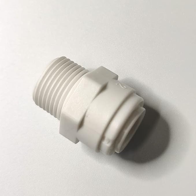 Malida Push to Connect 3/8 Male Connector 3/8 Ro Tube Fitting, 10 Pack | Food - Image 4