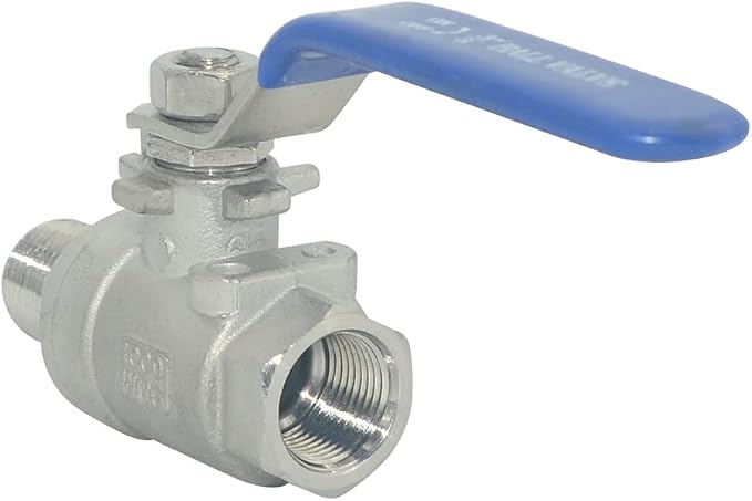 DAN SPEED Full Port Ball Valve Male x Female S304 Stainless Steel Heavy Duty - Image 4