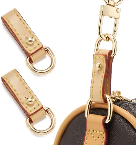DEVPSISR 2Pcs Vachetta Leather D Rings - Image 4
