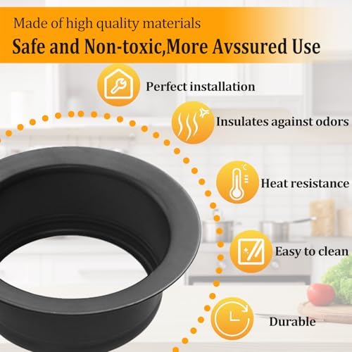 FLG-MTBLK for Insinkerator Kitchen Sink Flange for Insinkerator Kitchen Garbage - Image 2