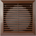 Brown 6" Inch Ventilation Grille by ECOPROVENT