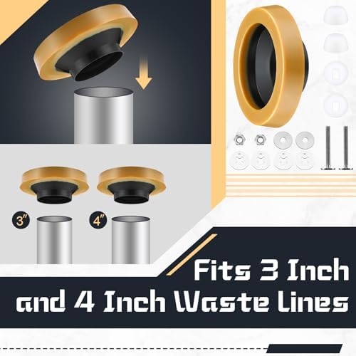 120 Pcs 8 Set Toilet Wax Ring Kit - Image 6