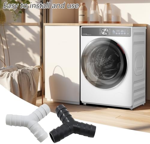 Universal Washing Machine Y-Shaped Drain Hose Splitter Fitting - Image 4