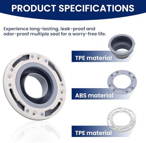 Premium Toilet Flange Repair Kit, ABS Flange Repair Kit - Image 2