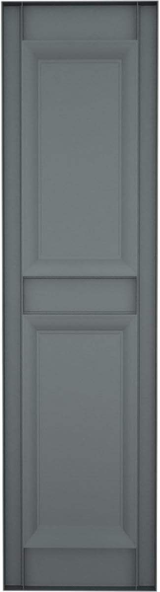 14 3/4"W x 63"H EverColor Raised Panel Exterior Vinyl Shutters, w/Installation - Image 5