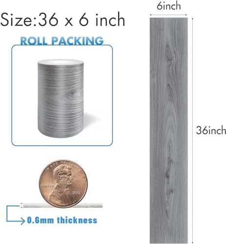 Lareko Peel and Stick Floor Tile, Waterproof Vinyl Plank Flooring - Image 2