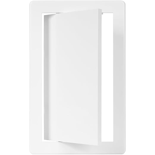 6" x 10" White ABS Plastic Plumbing Access Panel - Image 6