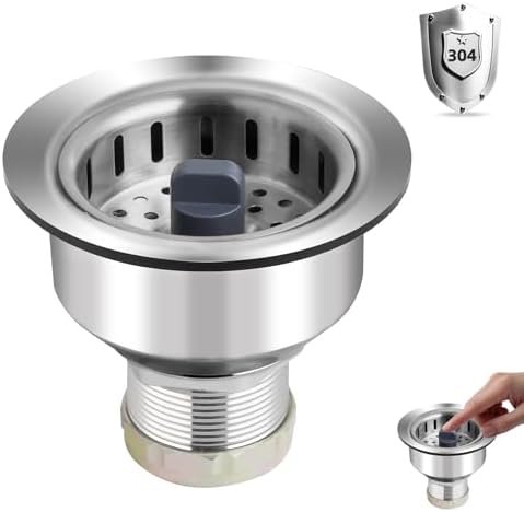 Kitchen Sink Drain Strainer Compatible by Greatcomfortathome