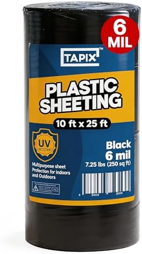 Plastic Sheeting Long, 6 Mil by Tapix