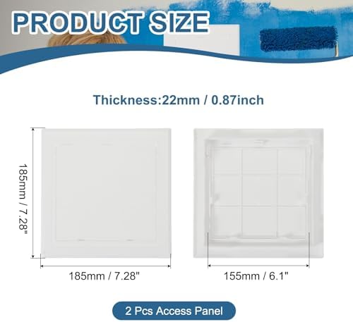 PATIKIL 6x6 Inch Removable Hinged Access Panel - Image 2