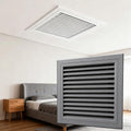 Gray Air Return Grille 12x48in | Cold Air Return Vent Cover by Unknown