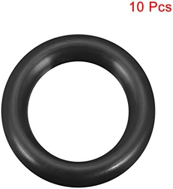 uxcell Nitrile Rubber O-Rings 27mm OD 19mm ID 4mm Width, Metric Sealing Gasket - Image 2