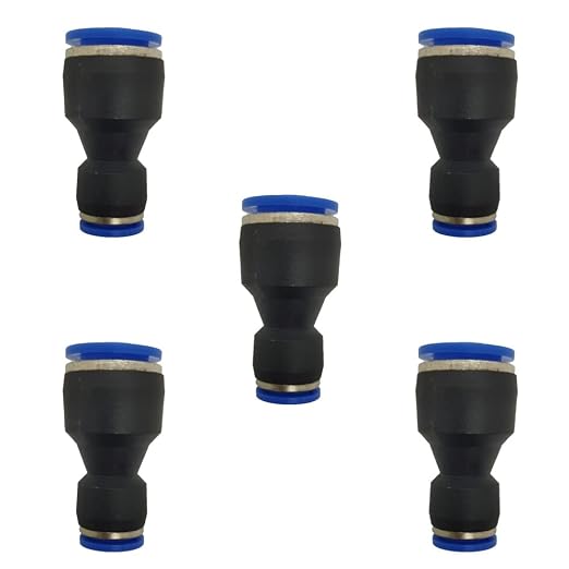 zjxed 12mm OD x 8mm OD Pneumatic quick Connector Push to Connect fittings by ROZESAZZ