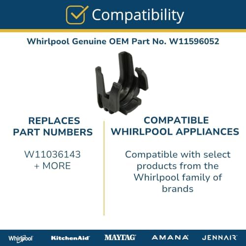 Whirlpool W11596052 Genuine OEM Dishwasher Drain Hose Clamp Replacement Part - Image 5