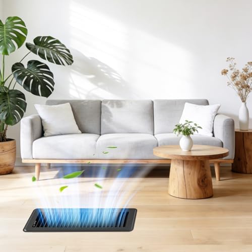 4 Pack Floor Vent Covers, Floor Register 4" x 12", Adjustable Decorative Vent - Image 6