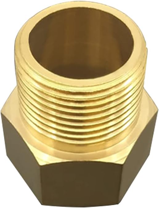 Joywayus 3/4" G Thread Female × 3/4" NPT Thread Male Brass Pipe Fitting Adapter - Image 4