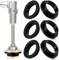 Zonon 6 Pcs Rubber Flanged Spud Washer, by Zonon