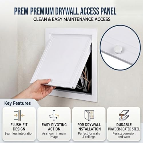 Plumbing Access Panel for Drywall, Metal Access Door - Image 2