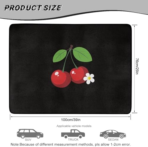 Cherry Car Trunk Mat Universal Fit 29"x39" - Image 7