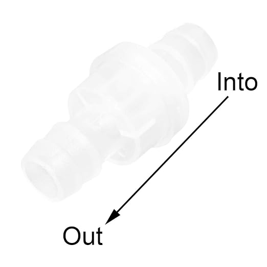 12 Packs Check Valve 3/8” One-Way PVDF Plastic Hose Barb - Image 2