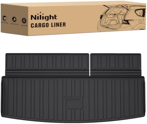 Nilight Cargo Mat for Ford Expedition Lincoln Navigator 2018-2024 by Nilight
