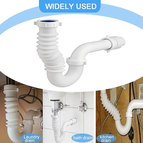 Yariwiz White 1-1/2 inch P Trap - Image 2