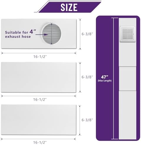 Mxclimate Dryer Vent Window Kit - Image 2