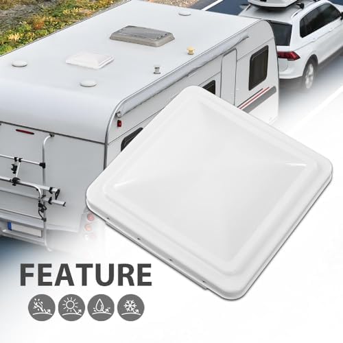 ALLGOOD Replacement 14" x 14" Roof Vent Cover Camper RV Trailer 3PCS - Image 4