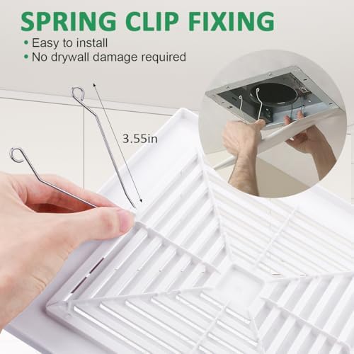 9"x9" 97011723 Bathroom Exhaust Fan Cover - Image 4