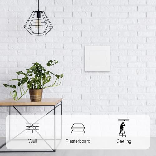 Self Adhesive Access Panels, 4 x 4 inch Surface-Mounted Wall Hole Cover - Image 3