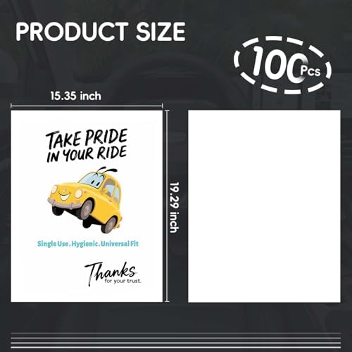 LABBYWAY 100Pcs Disposable Paper Floor Mats - Image 2