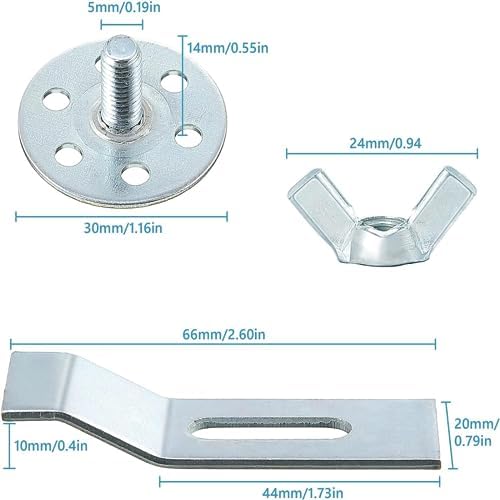 Enhon Sink Clips Kit 12 Pack, Undermount Sink Clips, Sink Mounting Kit Bracket - Image 4