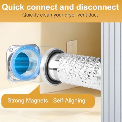 Magnetic Dryer Vent Coupling Connector Kit DV180 - Image 3