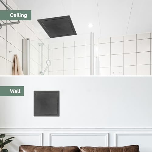Vent Systems 8'' x 8'' Inch Anthracite Metal Access Panel - Image 3