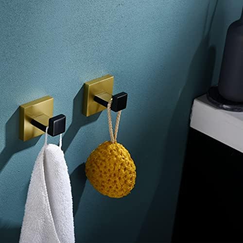 TQKAG Bathroom Towel Hook, 2 Pack Coat Robe Holder - Image 3