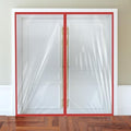 Amylove 72 x 80 Inch Dust Barrier Door, Double Sided Zipper, 6 x 6.7 ft by Amylove