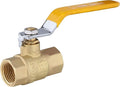 EFIELD 1/2-Inch 600 WOG FNPT Full Port Brass Ball Valve | FIP Threaded by EFIELDPEXTUBING