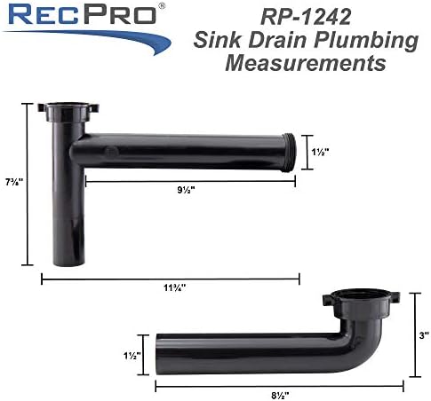 RecPro RV Kitchen Sink Drain Assembly | - Image 3