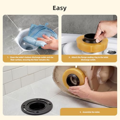 Standard Toilet Wax Ring 4 Pack, Universal Fit - Image 2