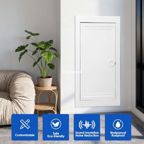 HVAC Duct Access Door 24"x20"/28"x28"/36"x48", Metal Panel Inspection Attic - Image 6