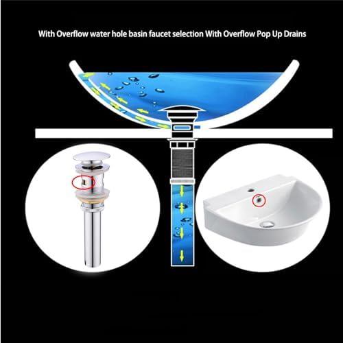 Bathroom Basin Sink Push Button Drain Stopper - Image 4