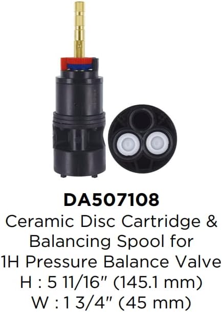Ceramic Disc Cartridge & Balancing Spool - Image 4