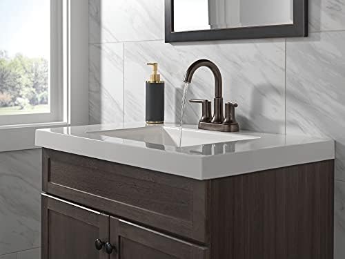 Delta Faucet Trinsic Oil Rubbed Bronze Bathroom Faucet, Bathroom Sink Faucet - Image 4
